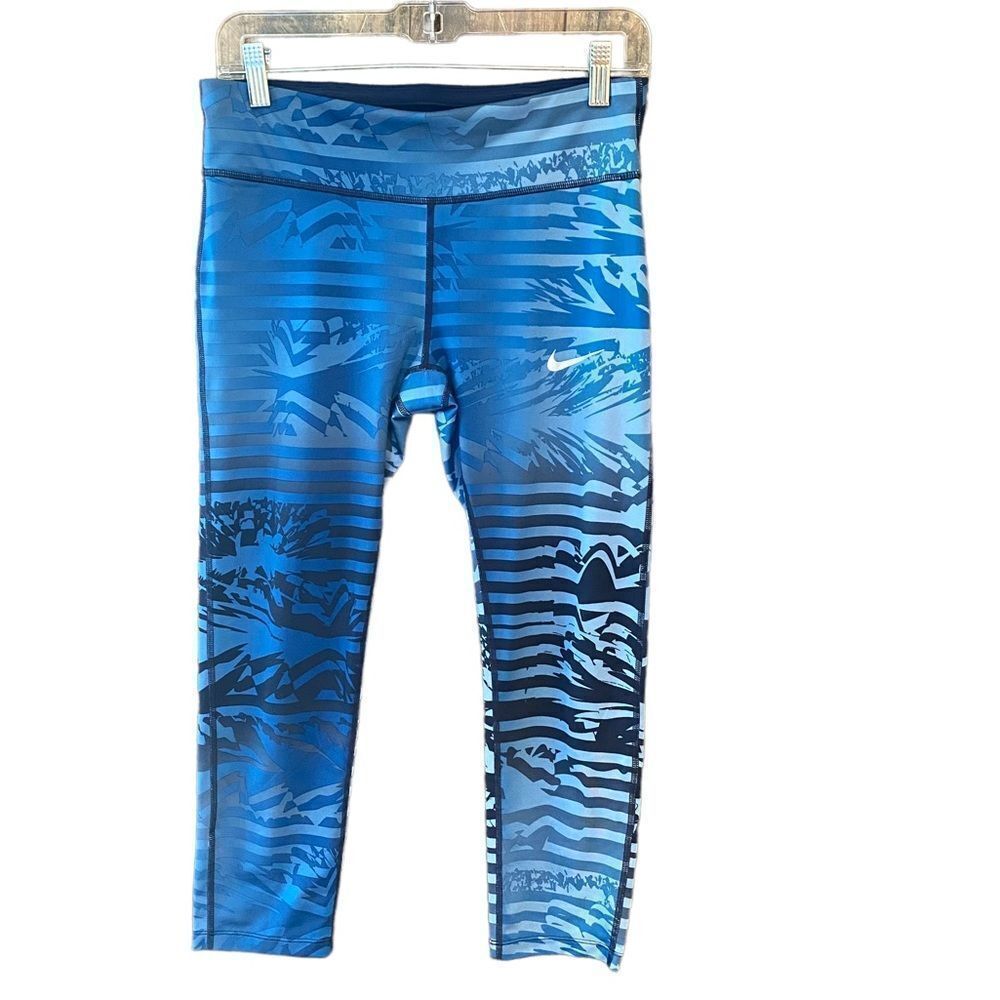 Nike Blue Patterned Leggings